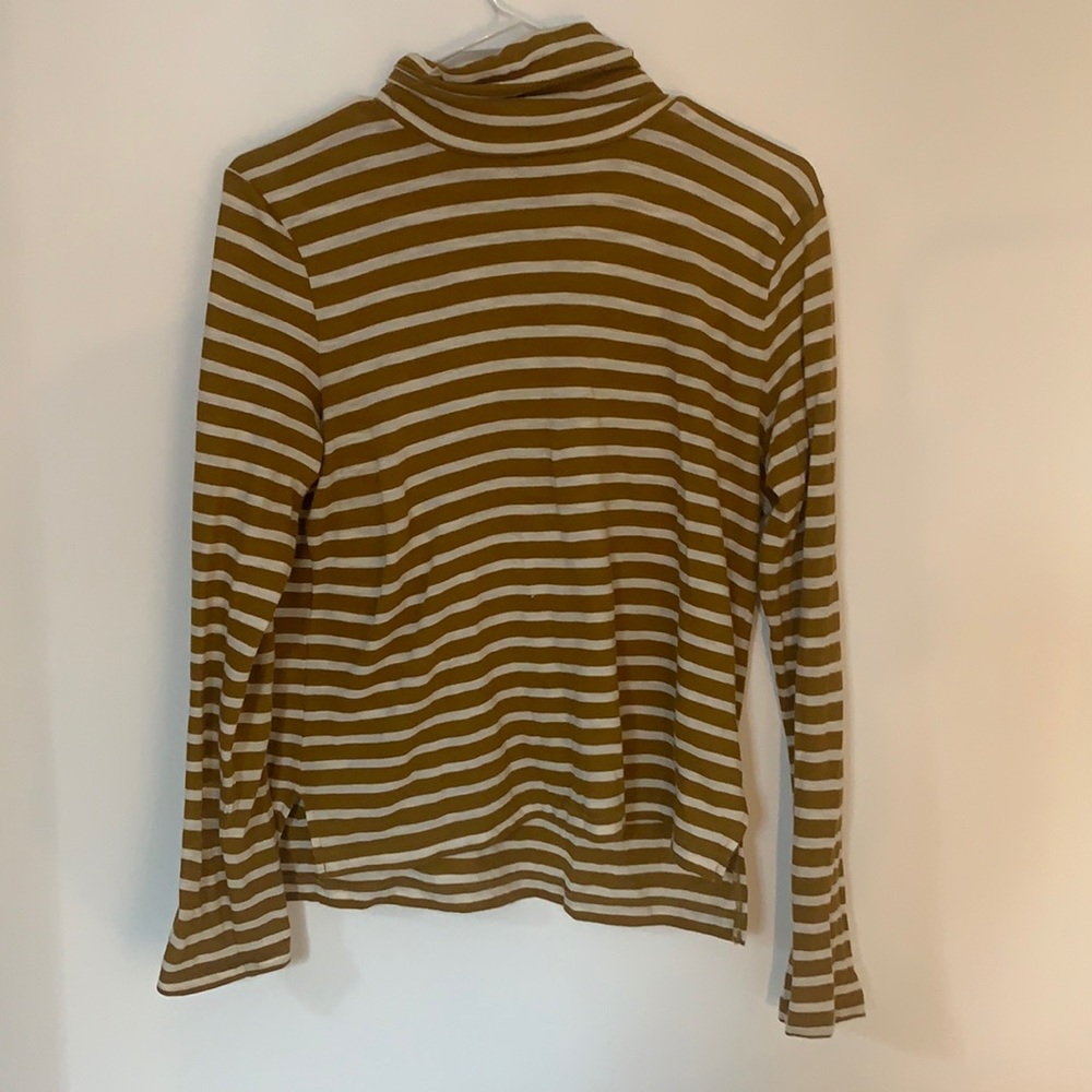 Madewell striped turtleneck